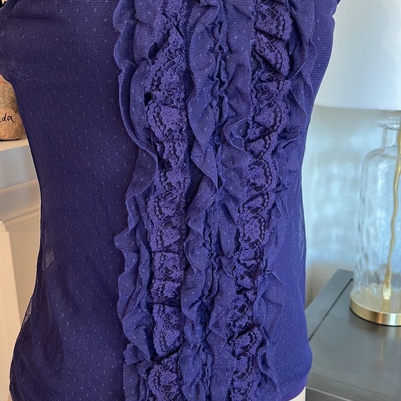 The Limited Purple Sleeveless Blouse - Picture 5 of 12